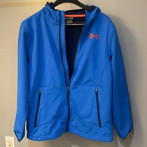 Boys Under Armour Soft Shelled Hooded Jacket, size Youth XL